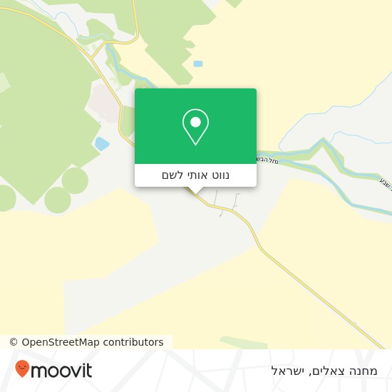 מפת מחנה צאלים