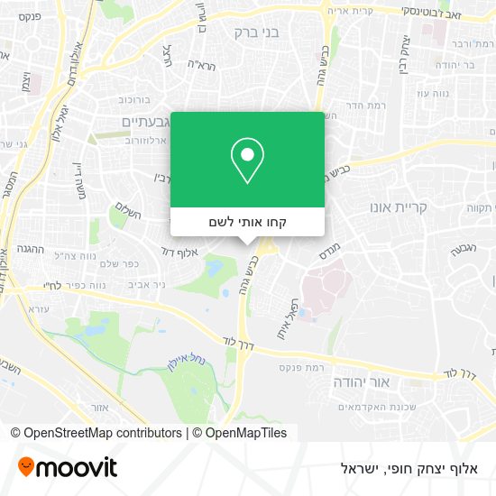 מפת אלוף יצחק חופי