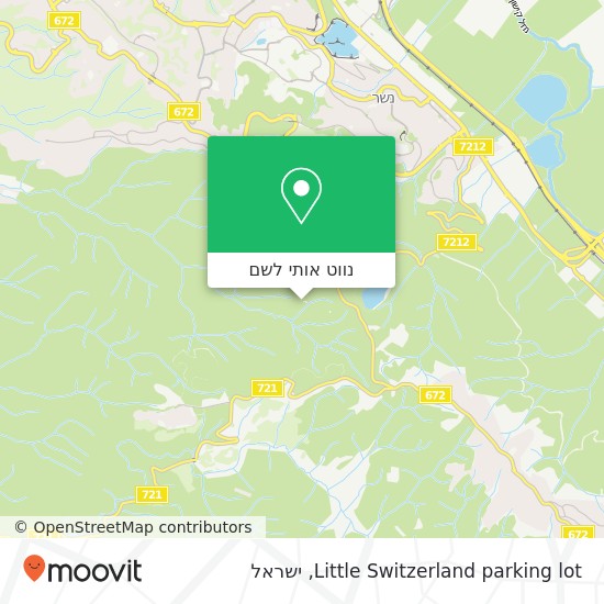 מפת Little Switzerland parking lot