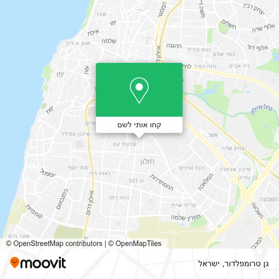 מפת גן טרומפלדור