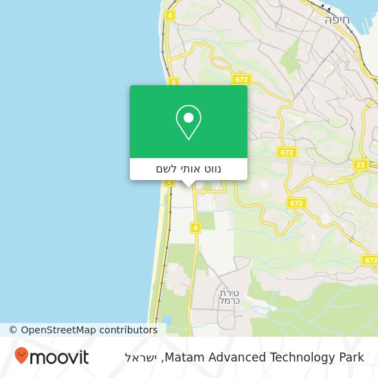 מפת Matam Advanced Technology Park