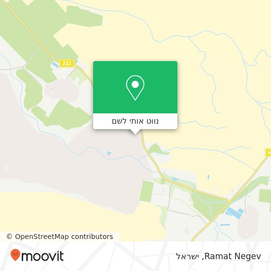 מפת Ramat Negev