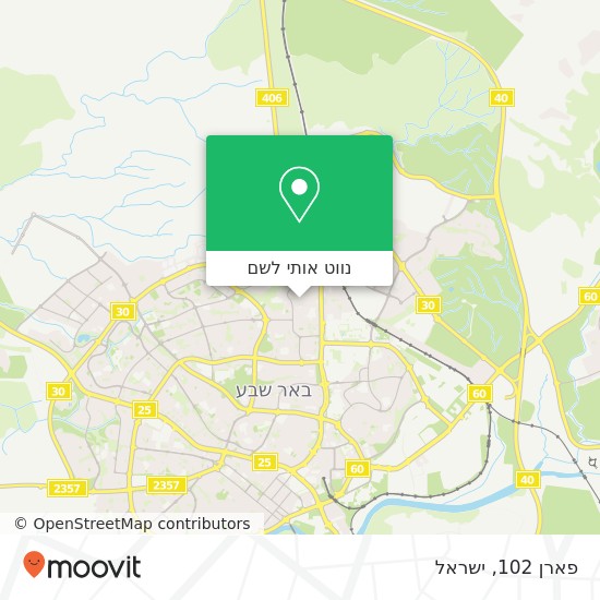 מפת פארן 102