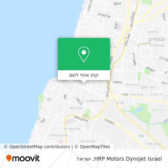 מפת HRP Motors Dynojet Israel