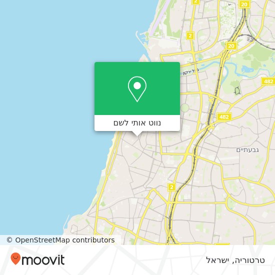 מפת טרטוריה, בן עמי 11 תל אביב-יפו, תל אביב, 64396