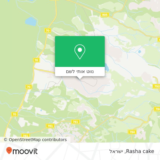 מפת Rasha cake