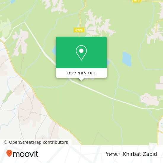 מפת Khirbat Zabid
