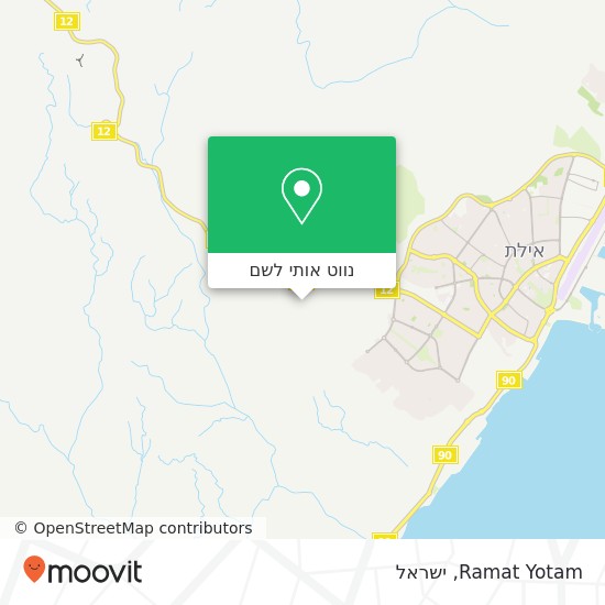 מפת Ramat Yotam