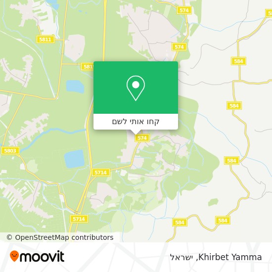 מפת Khirbet Yamma