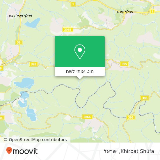 מפת Khirbat Shūfa