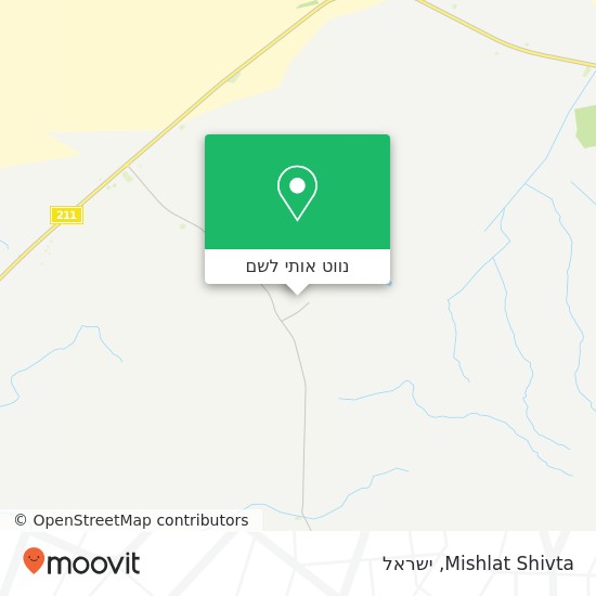 מפת Mishlat Shivta