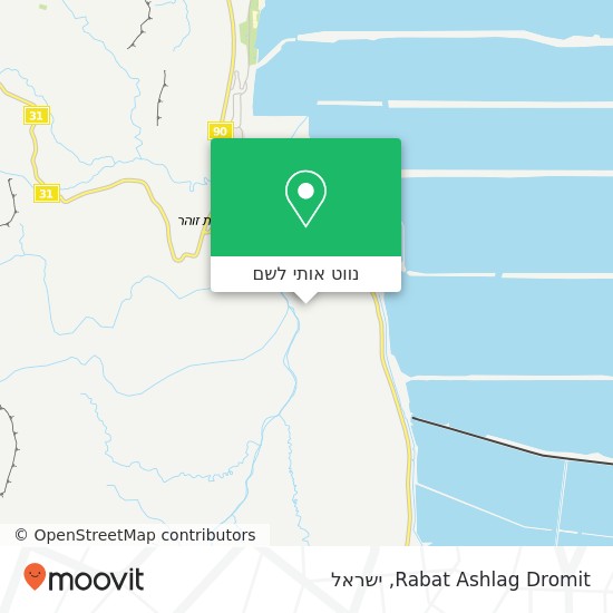 מפת Rabat Ashlag Dromit