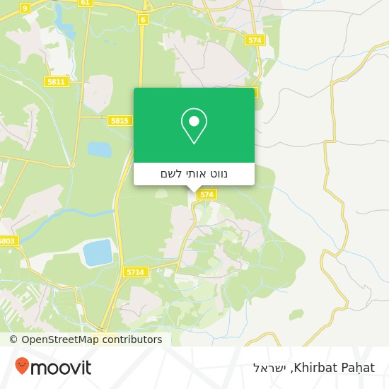 מפת Khirbat Paḥat