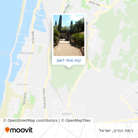 מפת רמת הנדיב