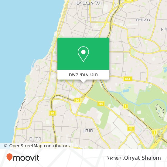 מפת Qiryat Shalom