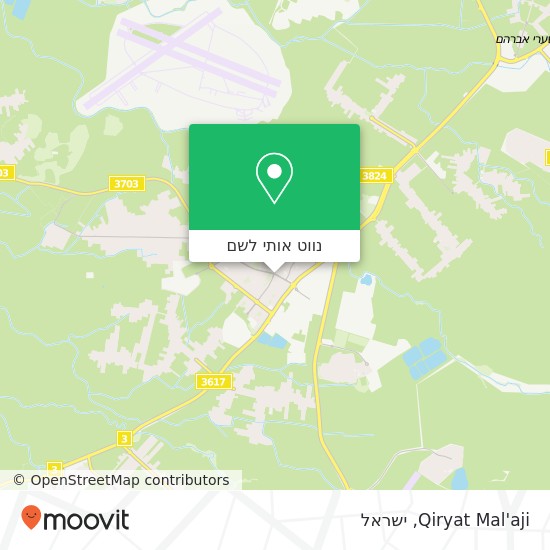 מפת Qiryat Mal'aji