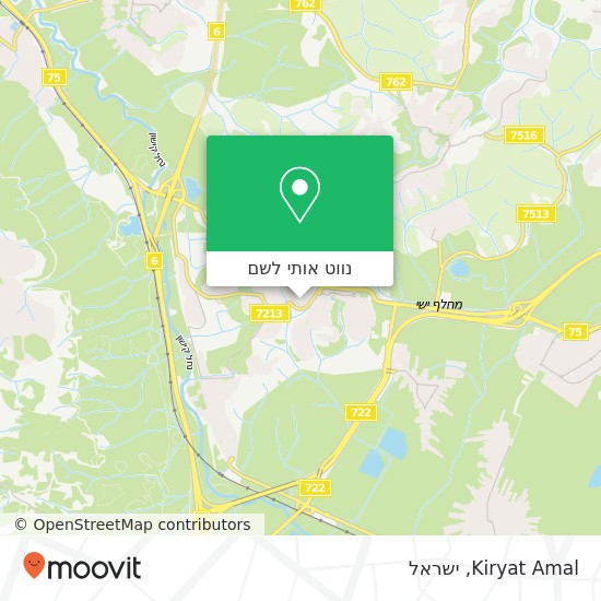 מפת Kiryat Amal