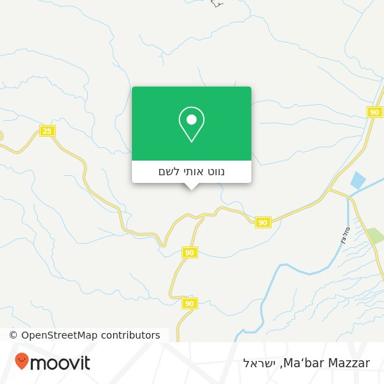 מפת Ma‘bar Mazzar