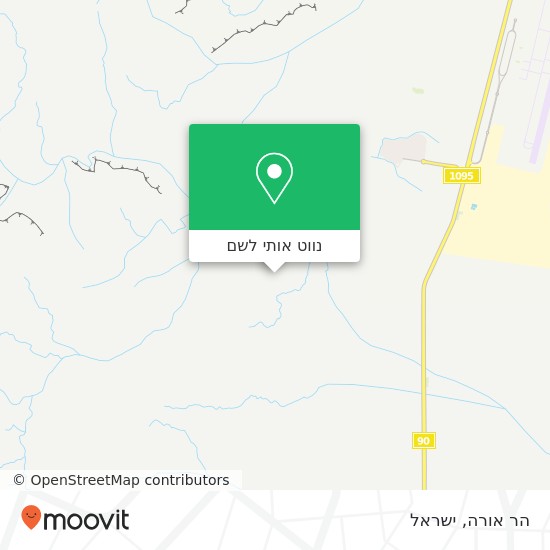 מפת הר אורה