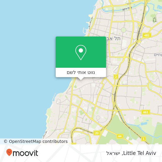 מפת Little Tel Aviv