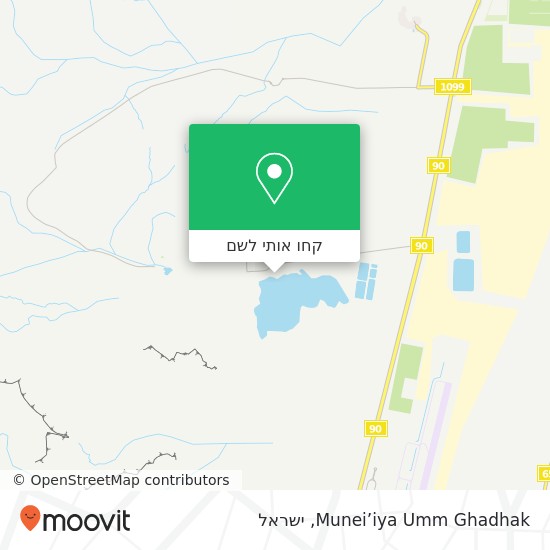 מפת Munei’iya Umm Ghadhak