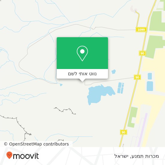 מפת מכרות תמנע