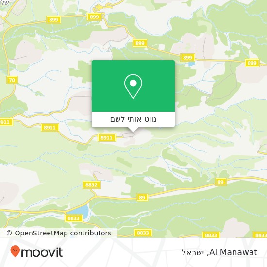 מפת Al Manawat