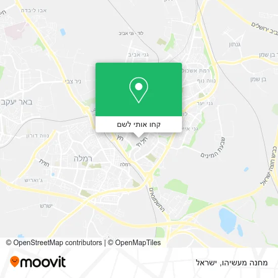 מפת מחנה מעשיהו