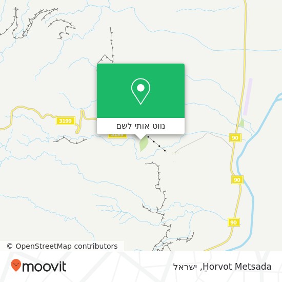 מפת H̱orvot Metsada