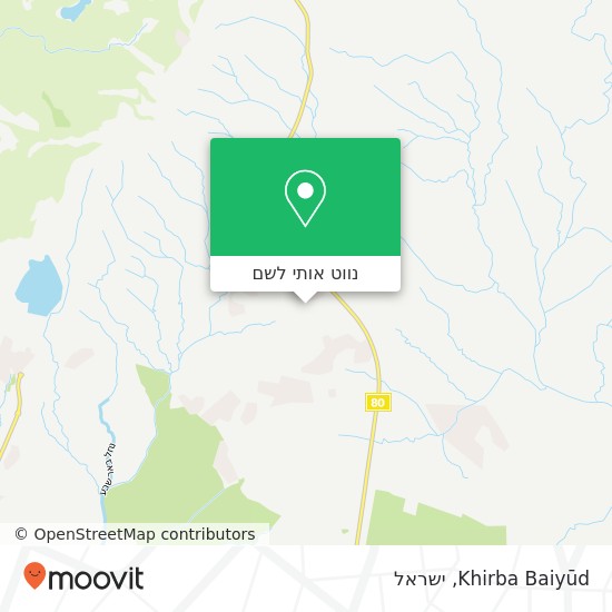 מפת Khirba Baiyūd