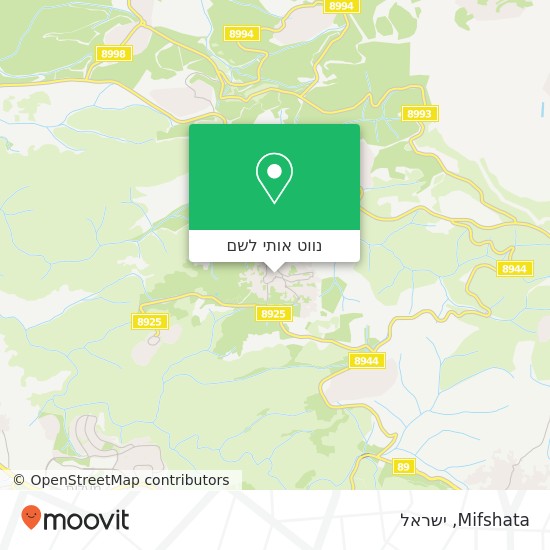 מפת Mifshata