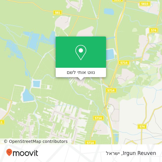 מפת Irgun Reuven