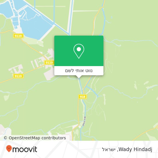 מפת Wady Hindadj