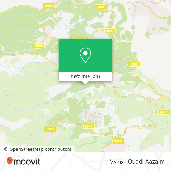 מפת Ouadi Aazaim