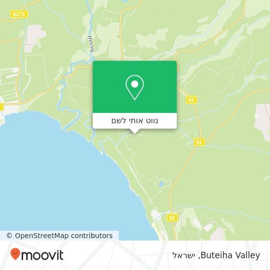 מפת Buteiha Valley