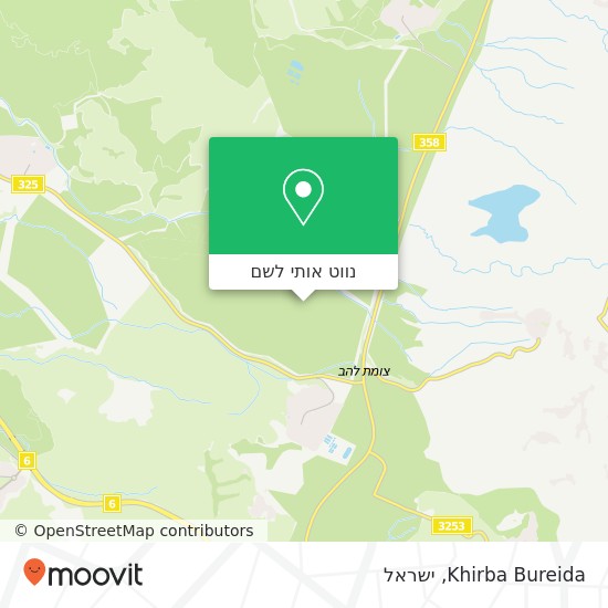 מפת Khirba Bureida