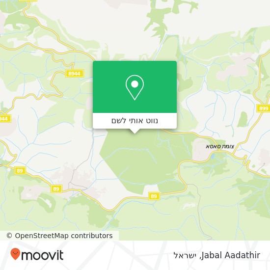 מפת Jabal Aadathir