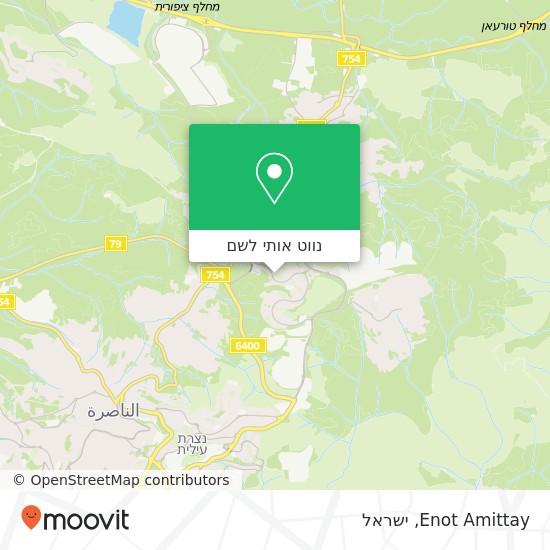מפת Enot Amittay