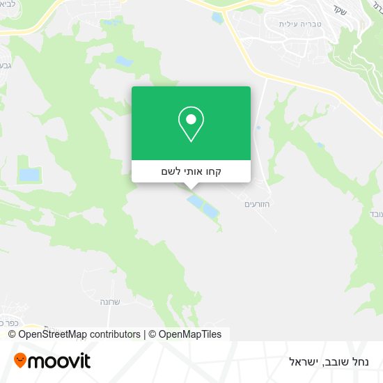 מפת נחל שובב