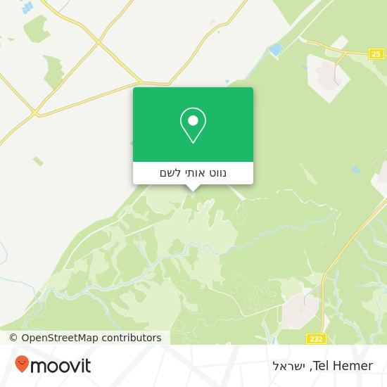 מפת Tel Hemer