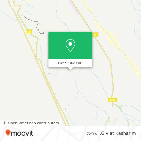 מפת Giv’at Kasharim
