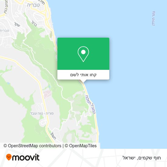 מפת חוף שקמים