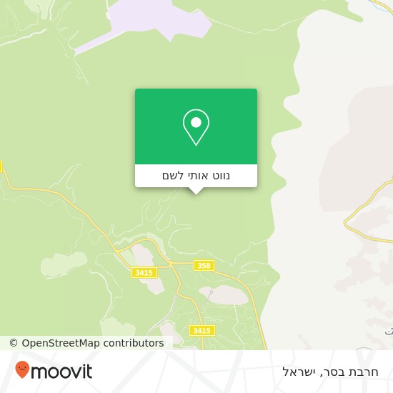 מפת חרבת בסר