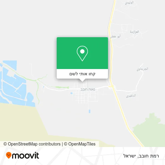 מפת רמת חובב