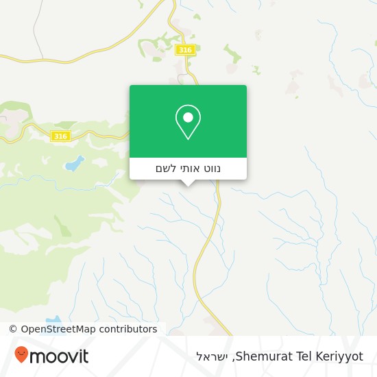 מפת Shemurat Tel Keriyyot