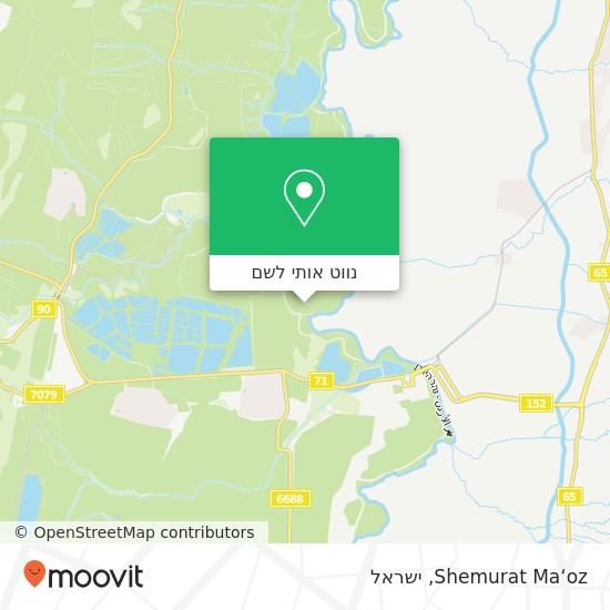 מפת Shemurat Ma‘oz