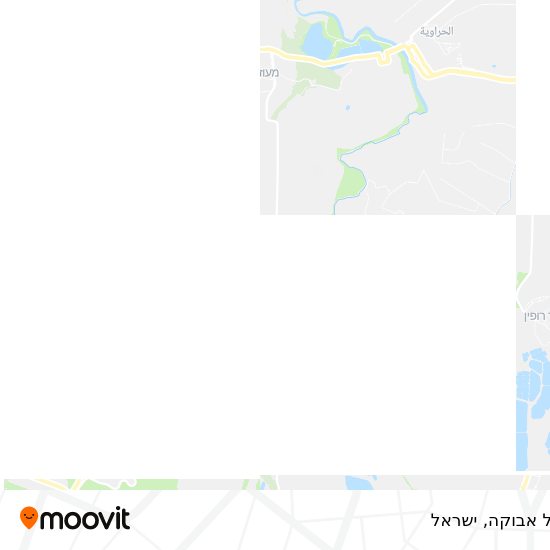 מפת נחל אבוקה