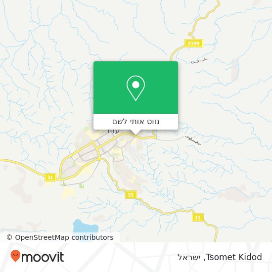 מפת Tsomet Kidod