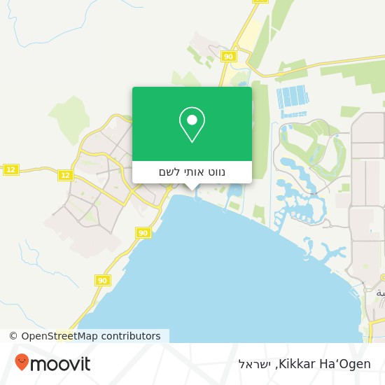 מפת Kikkar Ha‘Ogen