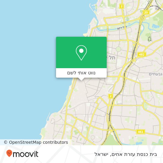 מפת בית כנסת עזרת אחים